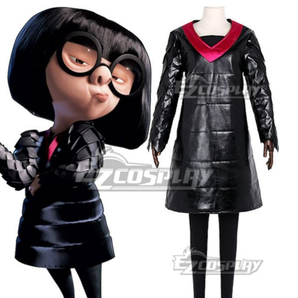 Disney The Incredibles 2 Edna Mode Cosplay Costume